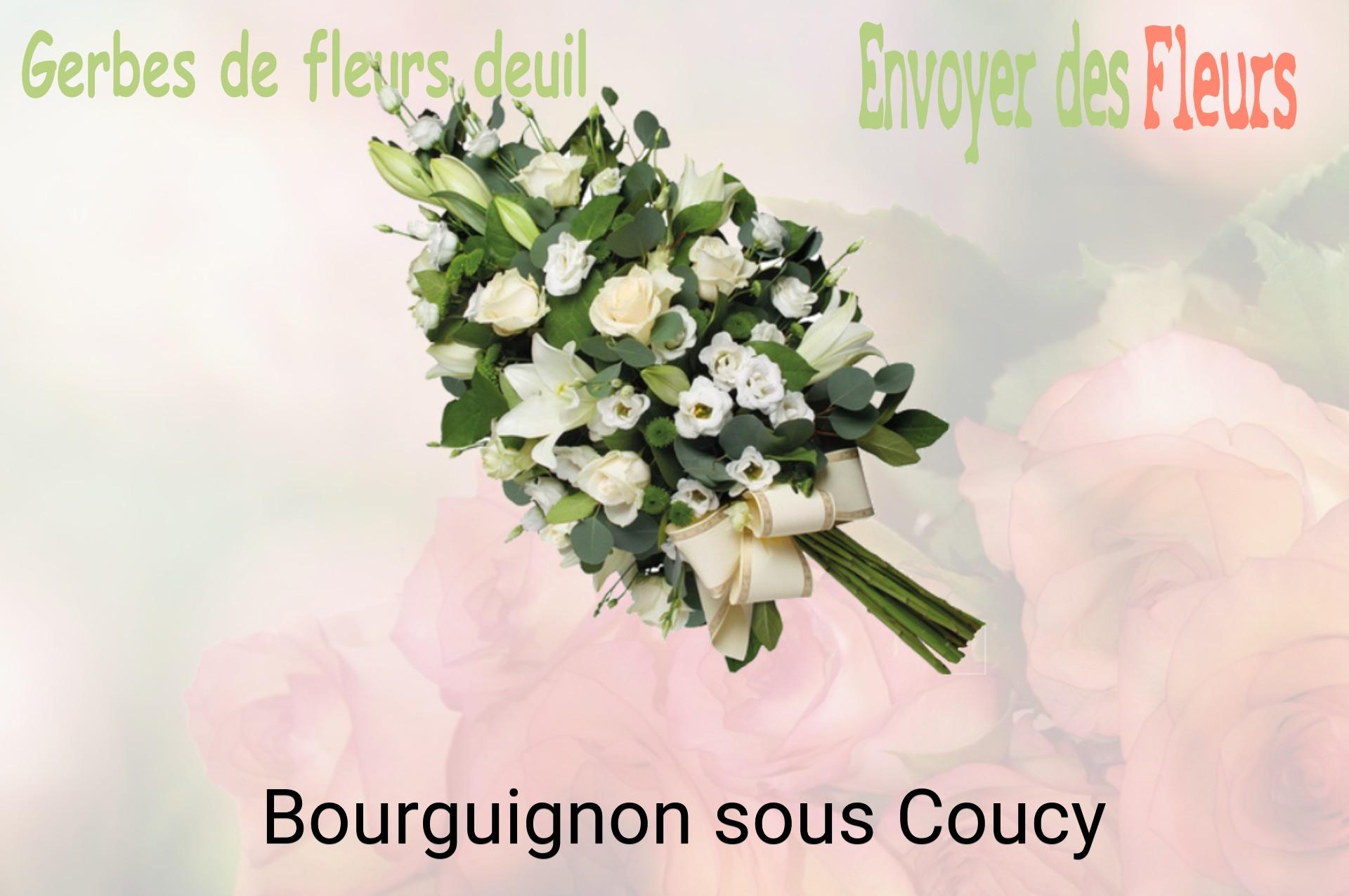 Gerbe de fleurs de deuil livrée à Bourguignon-sous-Coucy